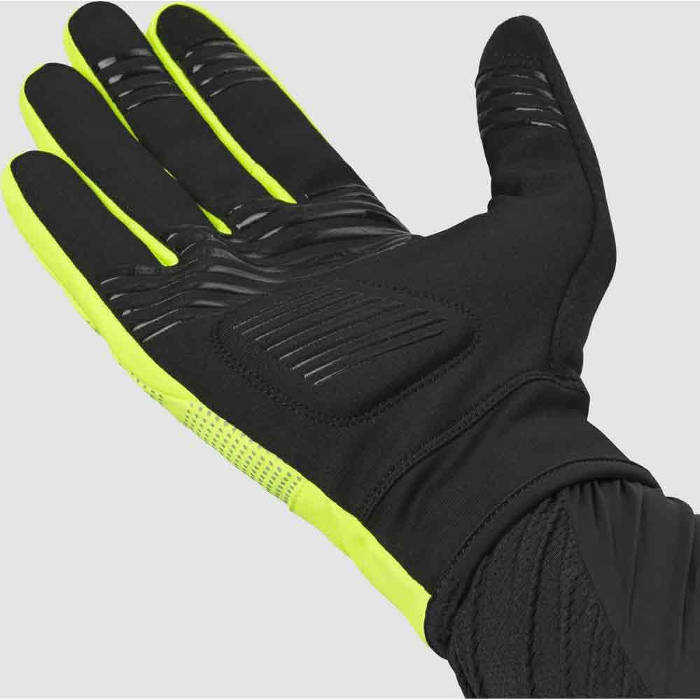 GripGrab Ride Windproof Midseason Padded Touchscreen Cycling Gloves Full Finger Breathable Bicycle Black Hiviz Winter - Guantes Ciclismo Invierno Unisex Adulto