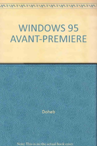 WINDOWS 95 AVANT-PREMIERE