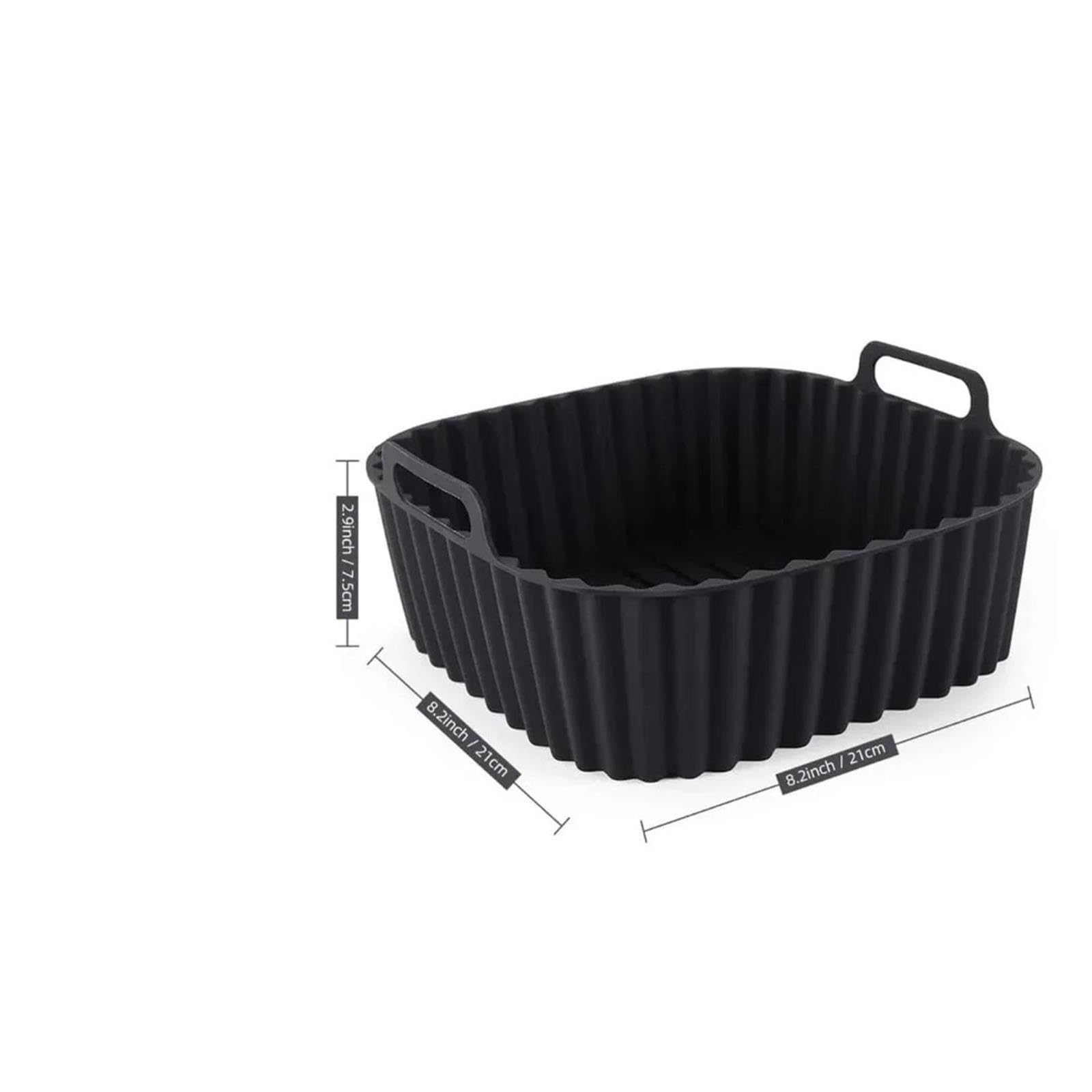 Fodere In Silicone For Friggitrice Ad Aria Quadrate Riutilizzabili