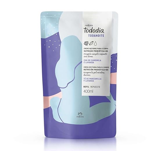 Natura Conjunto Todanoite Creme Noturno Chá de Camomila e Lavanda