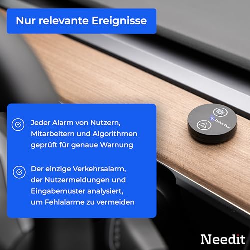 Autoalarmanlage Needit Drive One Blitzerwarner und Radarwarner
