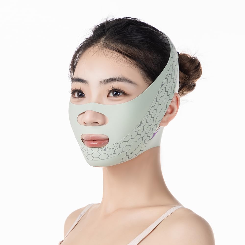 Amazon | ツルワ 小顔ベルト フェイスベルト フェイスバンド フェイス