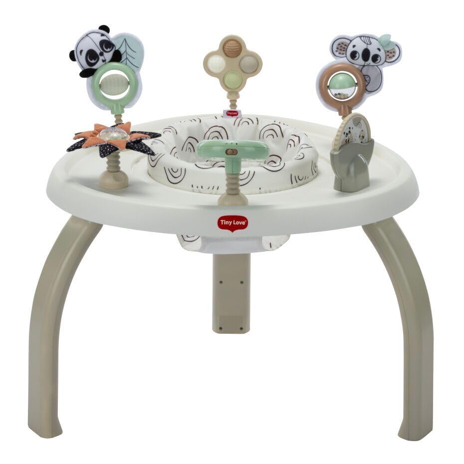 Tiny Love Centre d'activités Jump & Play 4 en 1, sauteur, table pour enfant, 28 activités
