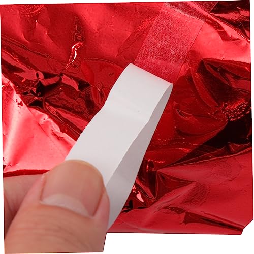 OSALADI 6 Peças cortina de chuva material de festa vermelho cortina de papel alumínio cortinas de ja