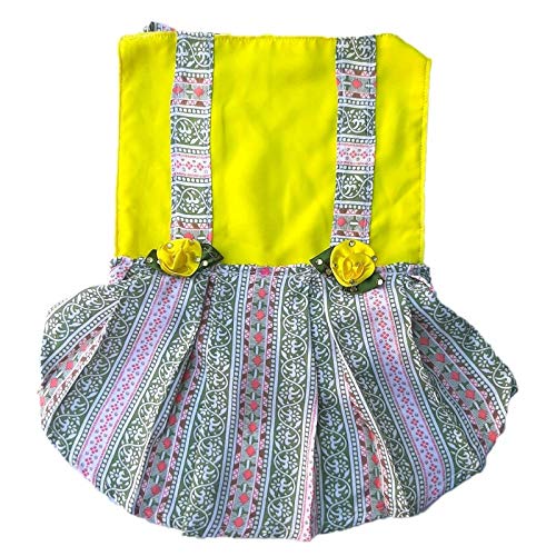 Kitty & The Woof Gang Cute Dog Dress | Pet Apparel | Dress for Small medium large Dog | Puppy Dress | Birthday Clothes | Cat Dress | Dog Gown | Dog skirt | Festive/Wedding/Party Outfit 16In-L (B08Y8JC69L) Amazon Price History, Amazon Price Tracker