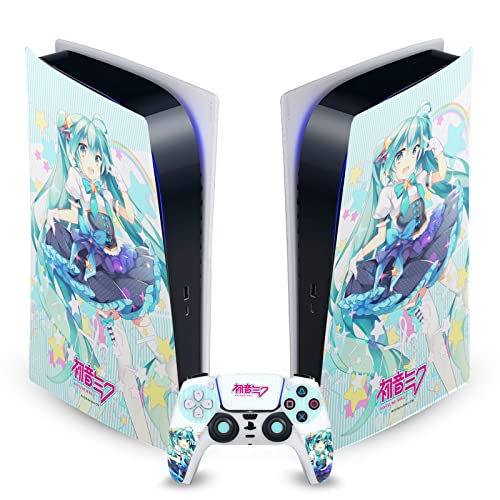Plaque frontale Hatsune Miku PS5 Digital vinyle anti-rayure pour DualSense