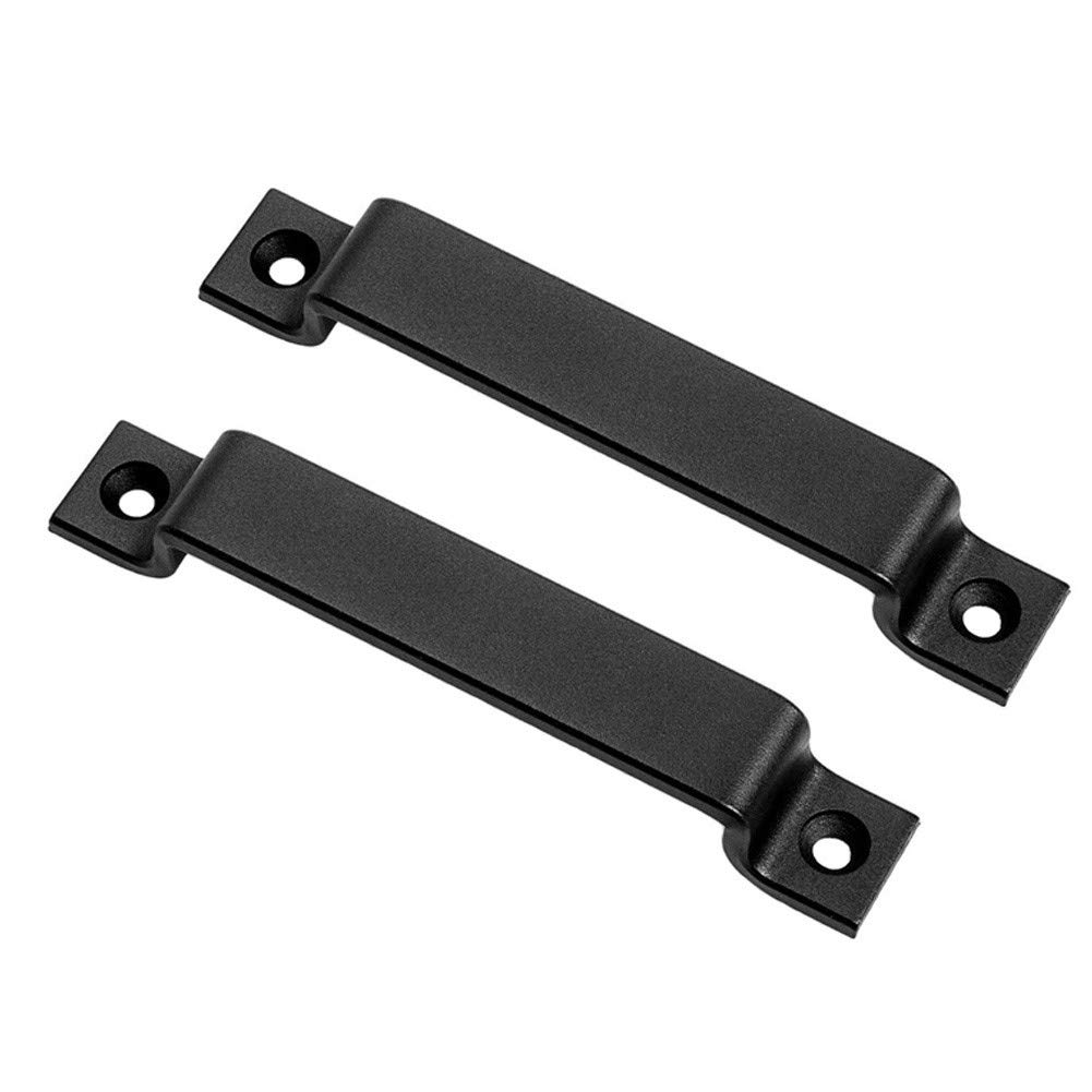 CVERYBarn Door Handle, Stainless Steel Sliding Garages Gates Pull Handle, Smooth Heavy Duty Sliding Door Handle for Sheds, 19cm (2pcs)