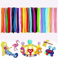 Wenrescry 300 Stück Pfeifenputzer Bunt, 27 Farben, Chenilledraht für Kreative DIY-Projekte, Basteln und Heimdekoration, 30 cm Länge, Ideal für Kinder und Bastelenthusiasten