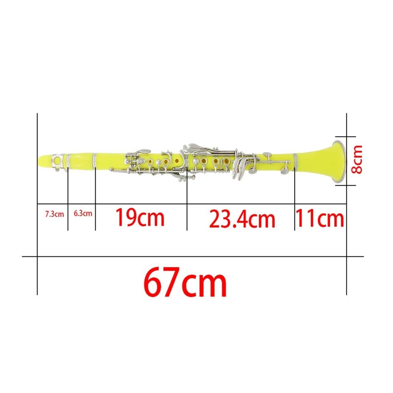Clarinete De Ebonita En Sib 17 Teclas Clarinete | Instrumentos y accesorios de viento de madera