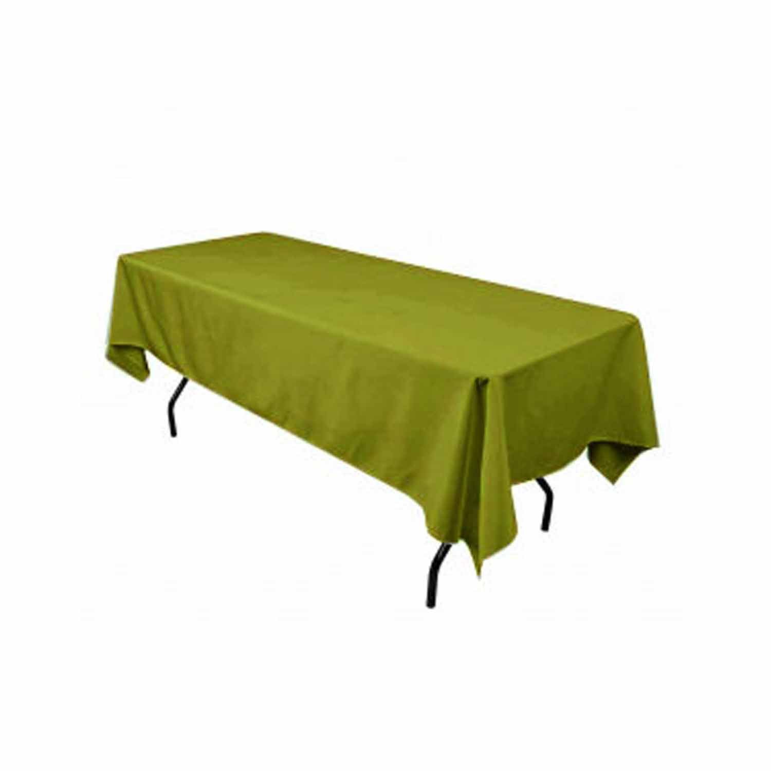 KS LinensPolyester Rectangular Tablecloth 60"x144" (Avocado)