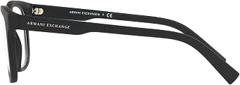 Armani Exchange mens Ax3050 Square Prescription Eyewear Frames
