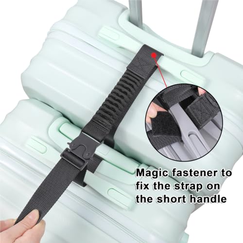 Image of Vigorport Luggage Straps, Stretchable Luggage Connector Strap for Suitcase