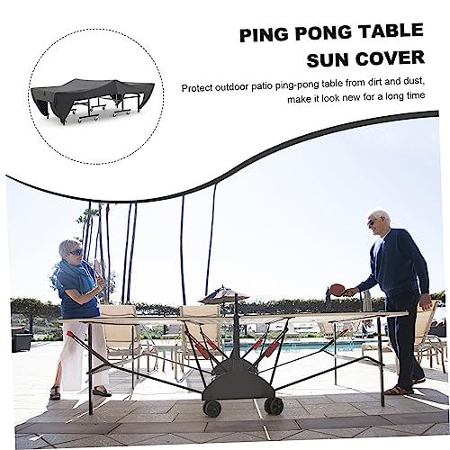 Housse de protection tennis de table extérieure imperméable bâche table ping pong