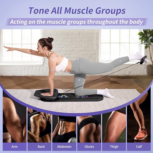WANFUN Pilates Board Reformer Premium 15-in-1 Upgraded Foldable の商品画像 6
