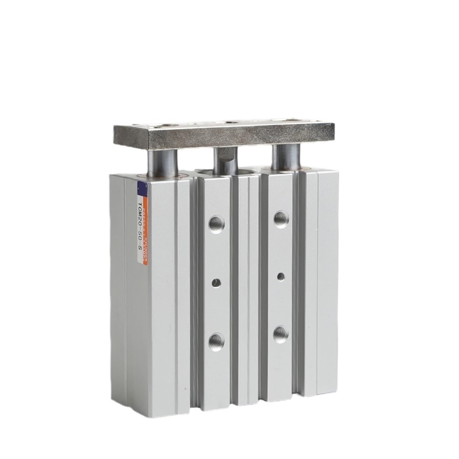 Cylindre pneumatique guidé compact antirotation pour machines