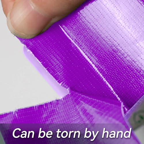Image of Reniteco Purple Duct Tape- 2 inches x 45 Yards, Waterproof & All-Weather, No Residue, UV Resistant, Heavy Duty for Car, Home & Outdoor Repairs, 1 Roll