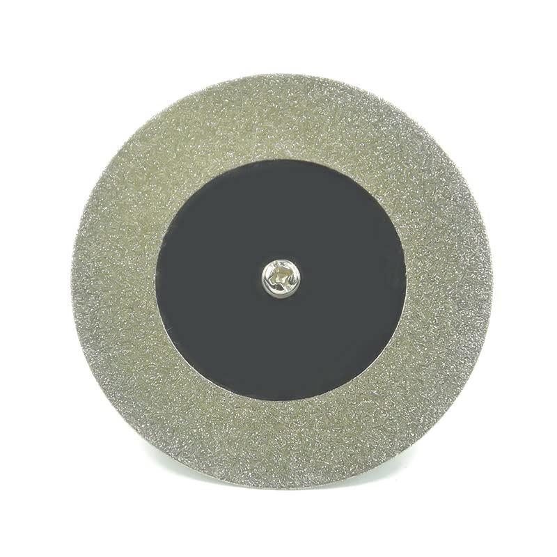 Ostrza do cięcia szkła, 5-częściowe diamentowe tarcze tnące z trzpieniem 16-60 mm do narzędzi Dremel i obrotowych(50mm With Shank)
