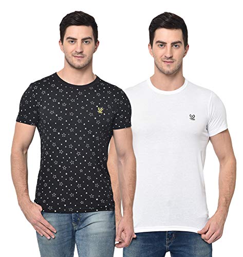Image of Mack Jonney Regular Fit Mens Tshirts(Pack of 2-MACK631961)