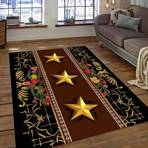 Amazon.com: Fouiunler Southwest Star Area Rug,3x5ft, Washable American ...