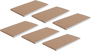 Zestaw 6 pustych notatników, mini-książeczek, małych notesów do zapisywania notatek i przypomnień, planowania organizacyjnego (50 arkuszy)