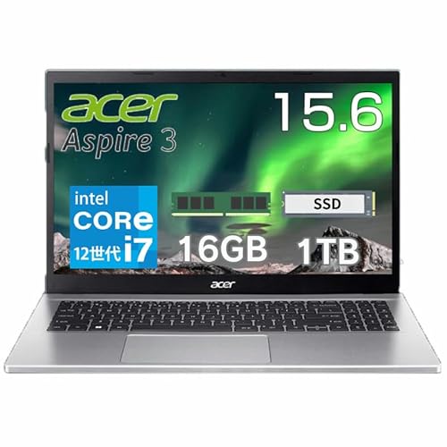 yςݕiz m[gPC Aspire 3 15.6C` tHD CPU intel 12 Core i7 1255U  16GB SSD 1TB Windows11 L eL[ A315-59-H76ZJARE