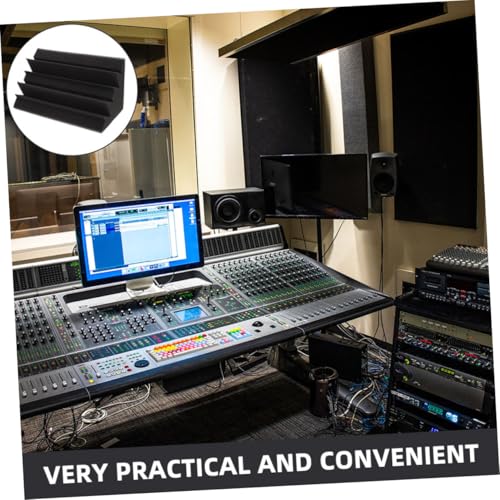BESTonZON 10 piezas paneles acústicos para insonorización y tratamiento acústico para estudio en casa, grabación y teatro miniatura 5