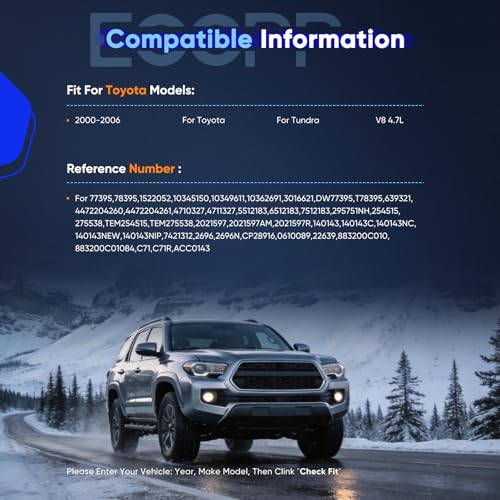 Image of ECCPP AC Compressor Direct Fit for Toyota Tundra V8 4.7L 2000-2006