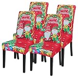 🎅Aplicación Amplia: esta funda moderna para silla puede proteger mejor su silla del polvo y las manchas. Ideal para cocina, dormitorio, sala de estar, oficina u hotel, banquete, celebración etc