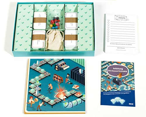 Die Diamantenfabrik: Ressourcenorientiertes Therapiespiel für die therapeutische und pädagogische Arbeit mit Kindern und Jugendlichen. Brettspiel 33,5 x 23,1 x 5,5 cm (Beltz Therapiespiele)