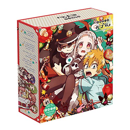 UCAI - Set di segnalibro con ciondolo in acrilico a forma di tazza d'acqua, cartolina commemorativa Toilet-bound Hanako-kun