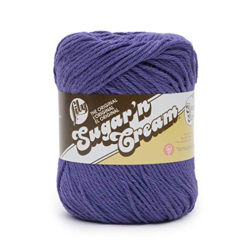 Image of Lily SUGAR N CREAM SUPER SIZE Yarn, Dark Orchid