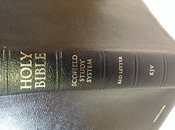 Bonded Leather HOLY BIBLE- Scofield Study System (KJV), Black Book