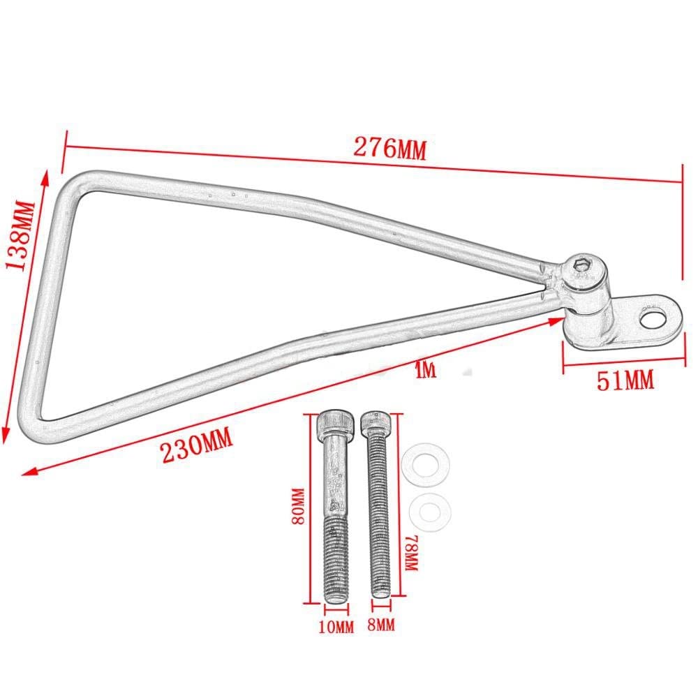 Universal Steel Saddlebag Support Mount Bar For Honda Super Cub 50/65/70/90 C100 C125 – 1 Piece - View #6