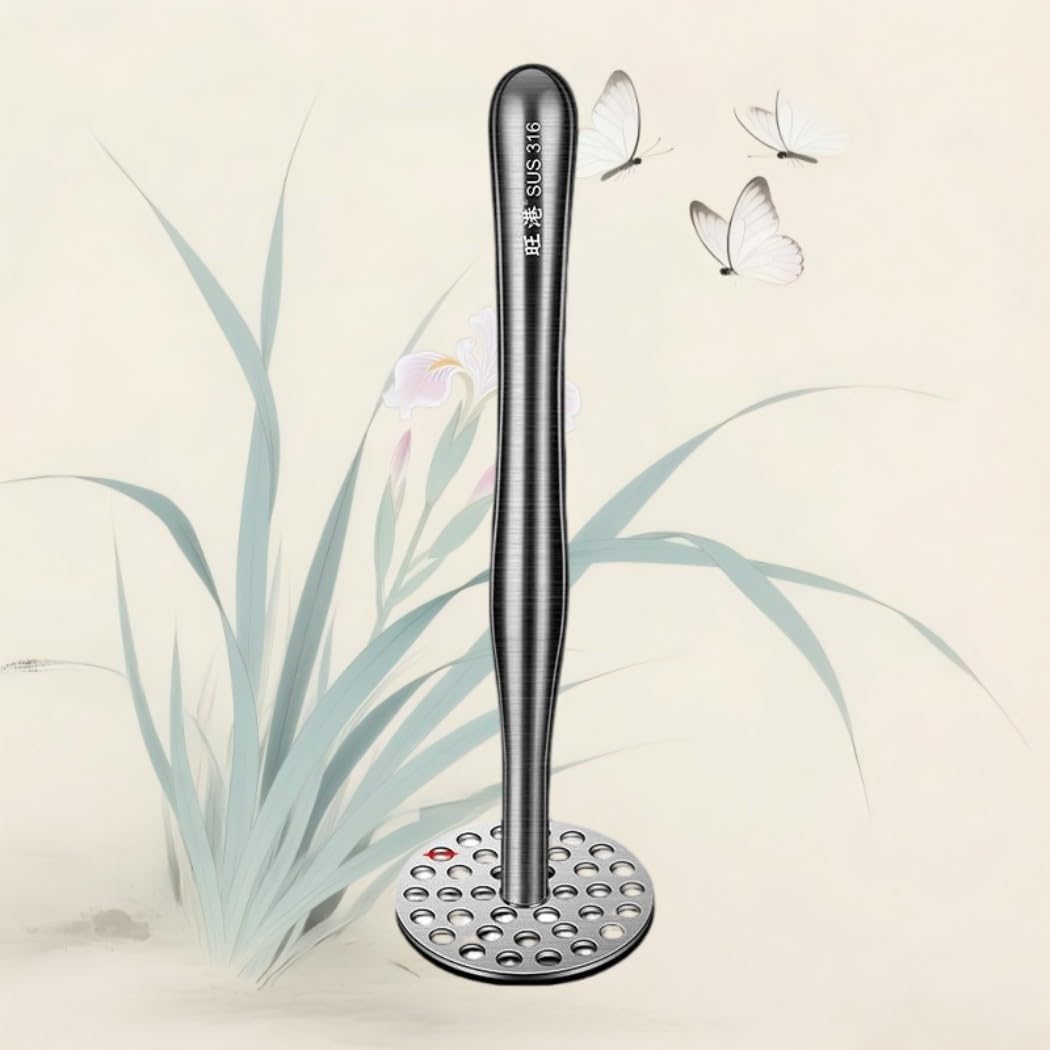 For Kitchen Easy to Clean 316不锈钢土豆 Mashed Potato Masher 泥压泥器家用神器压泥勺紫薯碾压器捣碎器 Kitchen Utensils for Cookware, Sinks, Dishes,-1097