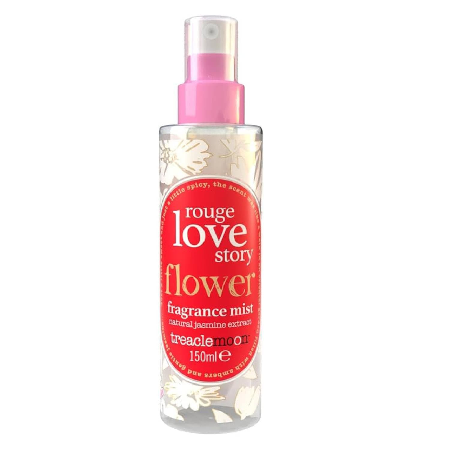 Treaclemoon Rouge Love Story Body Spray Mist Perfume with Jasmine, Exotic Saffron & Bergamot 150mL | Long-Lasting Floral Fragrance | Refreshing Scent of Soft Roses with a Hint of Sweetness-image-49