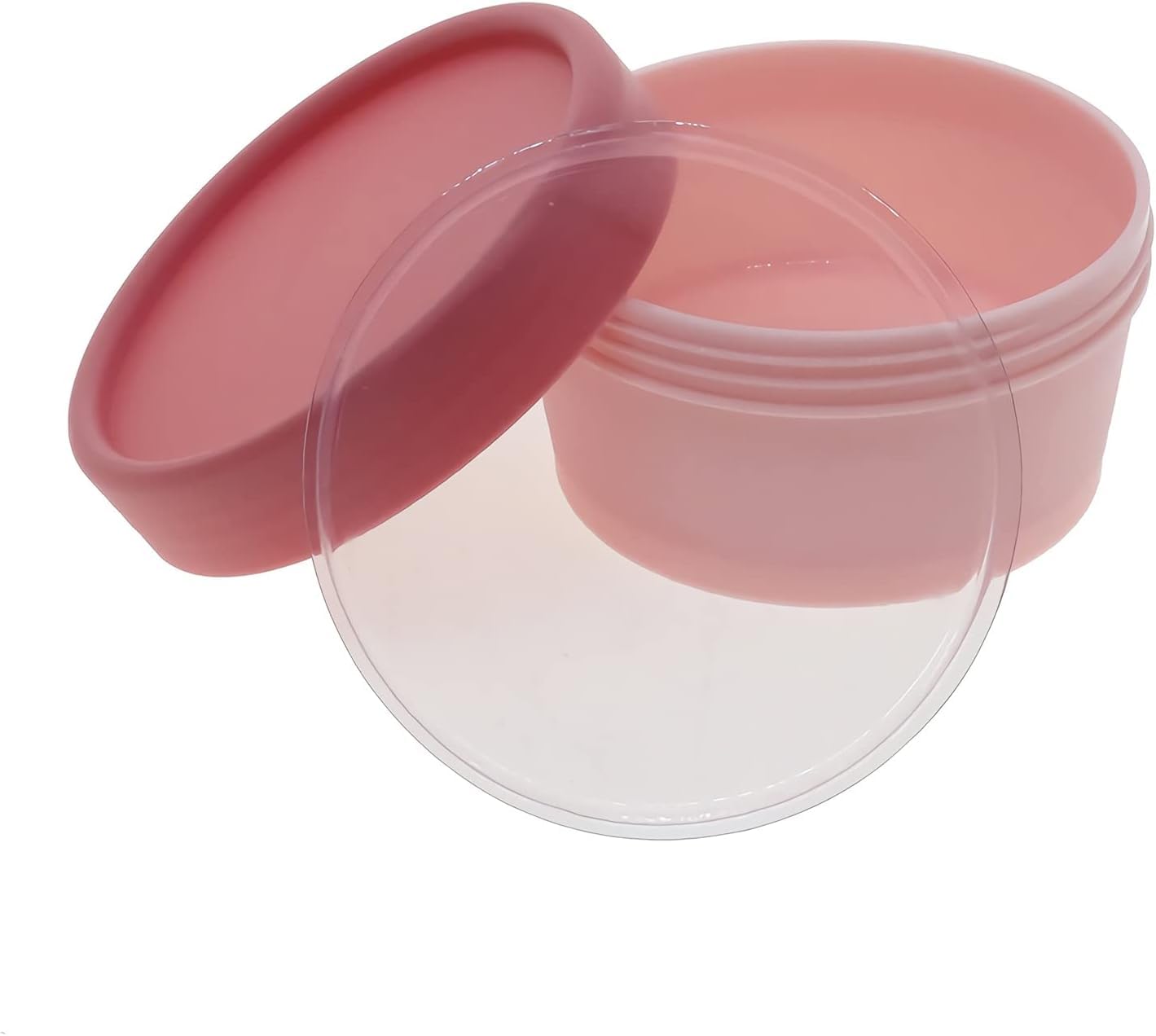 Kosmetiktiegel, 20 PC-Vorratsdosen aus Kunststoff mit Inneneinsatz zur Aufbewahrung von Körper-, Hand- und Gesichtscreme, Lotion, Gel, 5 x Spatel(Black,200ml)