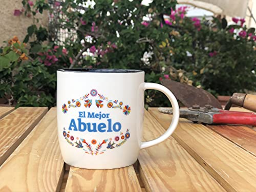 Triple Gifffted Abuelo Gifts In Spanish For Christmas, Fathers Day, Navidad, Birthday, El Mejor Abuelo Coffee Mug, World's Best Grandpa, Grandparents, Regalo Dia Del Padre, Latino Taza Abuelos #TOP2