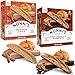 Nonnis Biscotti-Dark Chocolate Pumpkin and Pumpkin Spice With Cinnamon Icing-Limited Edition Bundle -- 2 pack