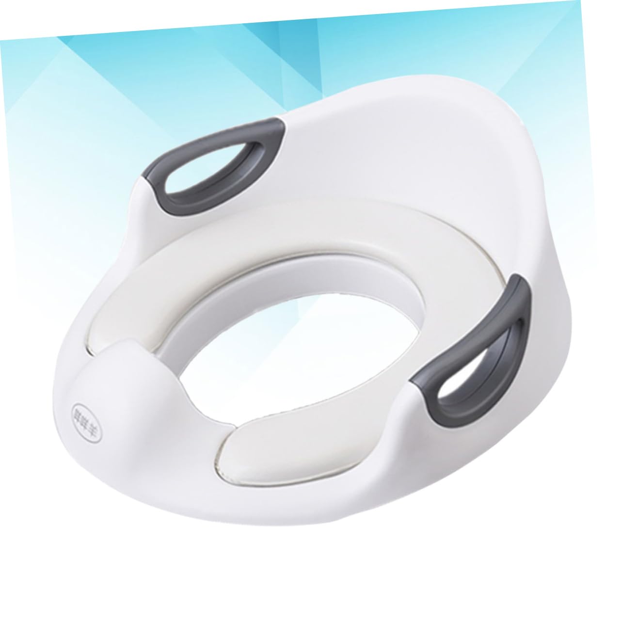 UPKOCH Siège Apprentissage Propreté Pour Garçon Fille Réducteur De Toilettes Pour Garçon Fille Ans Avec Double Barre Appui Et Barrière Anti-fuites Blanc
