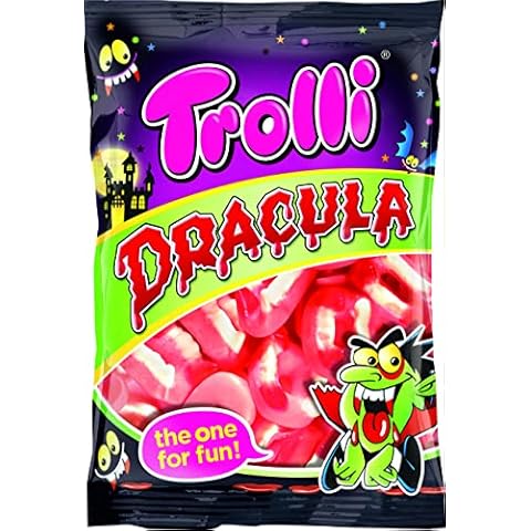 Trolli Dracula Gummy Teeth Bag Cover