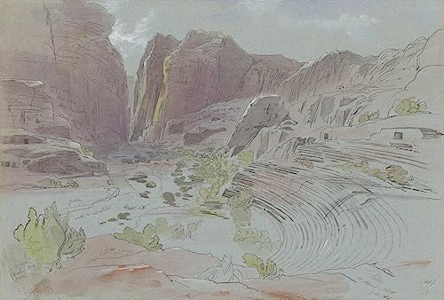 Tableaux Graffiti Art Mural Petra d'Edward Lear | Poster 60x90cm