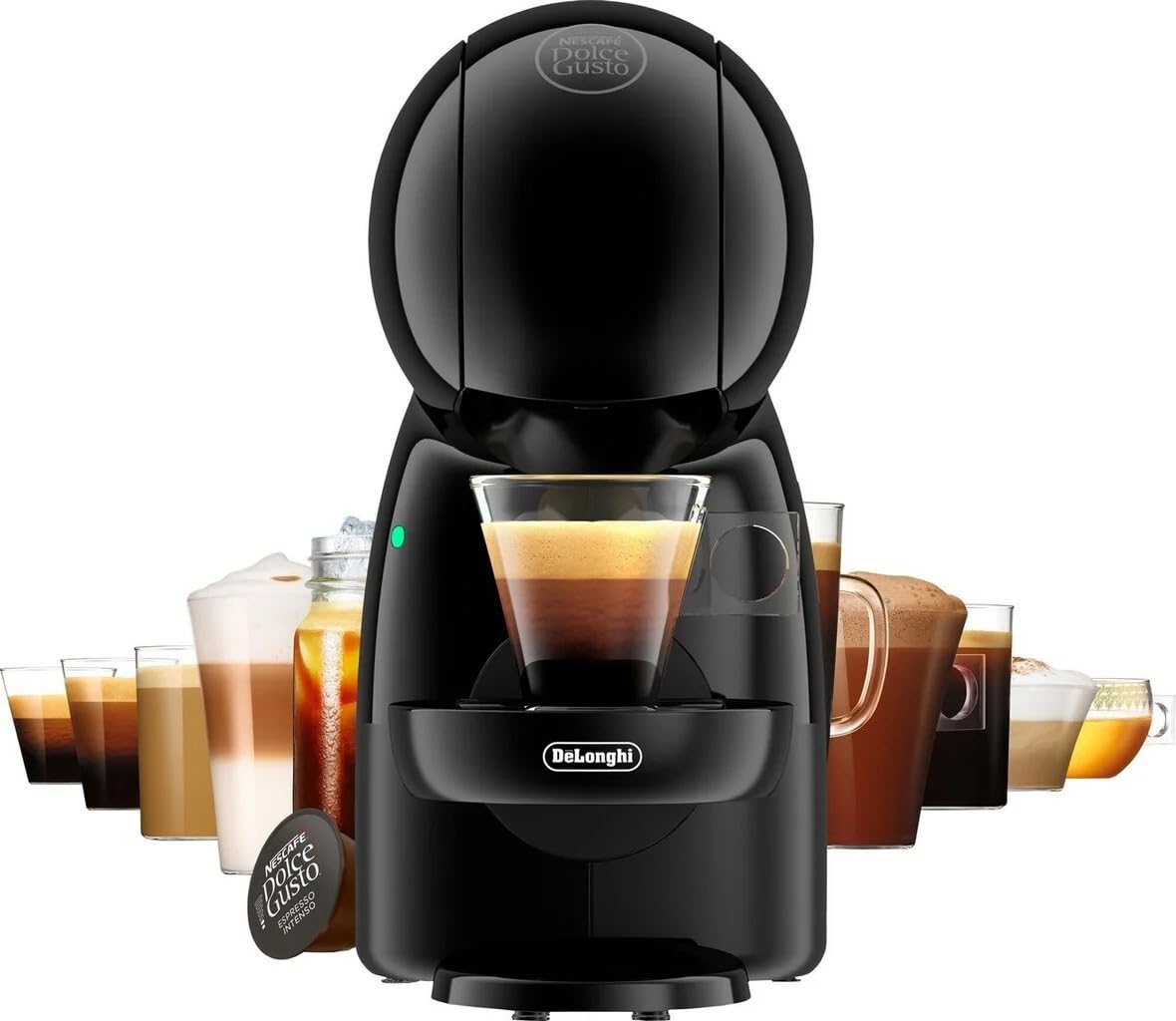 Nescafé Dolce Gusto De Longhi Piccolo Xs Macchina Caffè Espresso Capsule Nero EDG110.AB