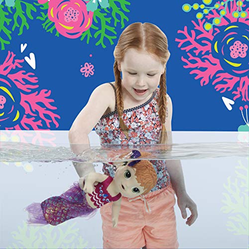 Baby Alive BA Shimmer N Splash Mermaid RED Hair – Bild 5