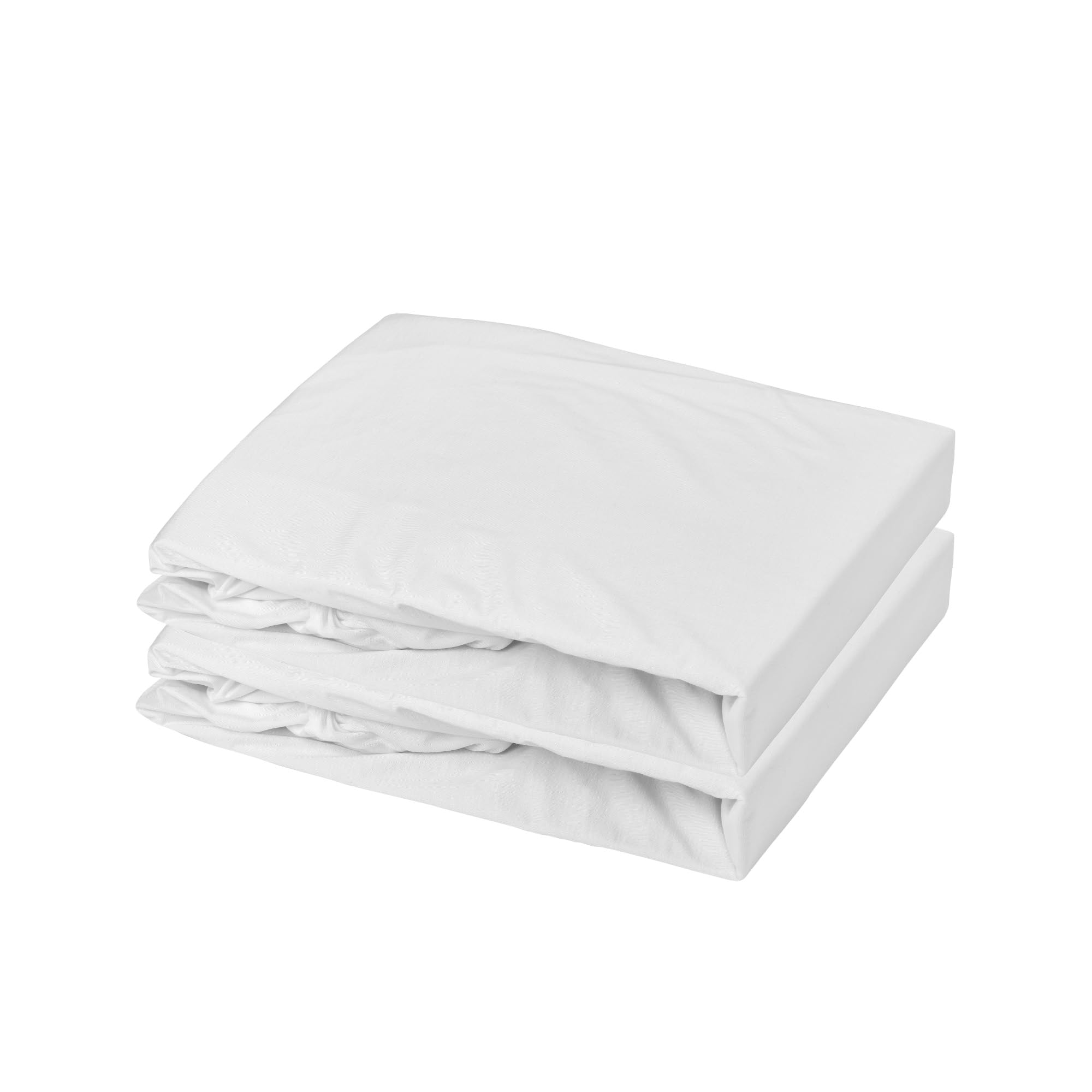 Image secondaire de Lot de 1 Alèse et 1 Drap Housse Blanc 60x120 cm - Mon P'tit Dodo