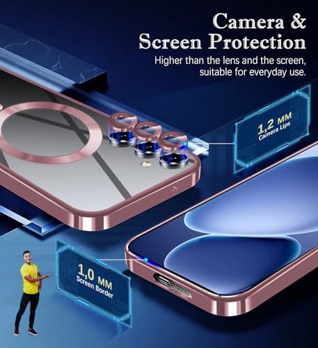Funda Samsung A57 MagSafe transparente suave y resistente TPU 5