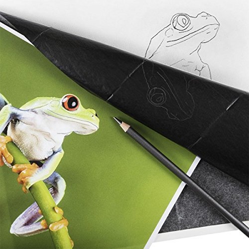 Creative Mark Graphite Transfer Paper – 4-Pack, 9x13", Low-Residue For Tracing Designs Onto Wood, Canvas, Fabric & More