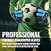 Malker Goalkeeper Gloves Football Gloves with Super Grip Palms Non-slip Abrasion-resistant Latex Palm Double Layer Wristband Protection Soccer Goalie Glove for Kids Youth Adult Blue Size 8 Malker Goalkeeper Gloves Football Gloves with Super Grip Palms Non-slip Abrasion-resistant Latex Palm Double Layer Wristband Protection Soccer Goalie Glove for Kids Youth Adult Blue Size 8