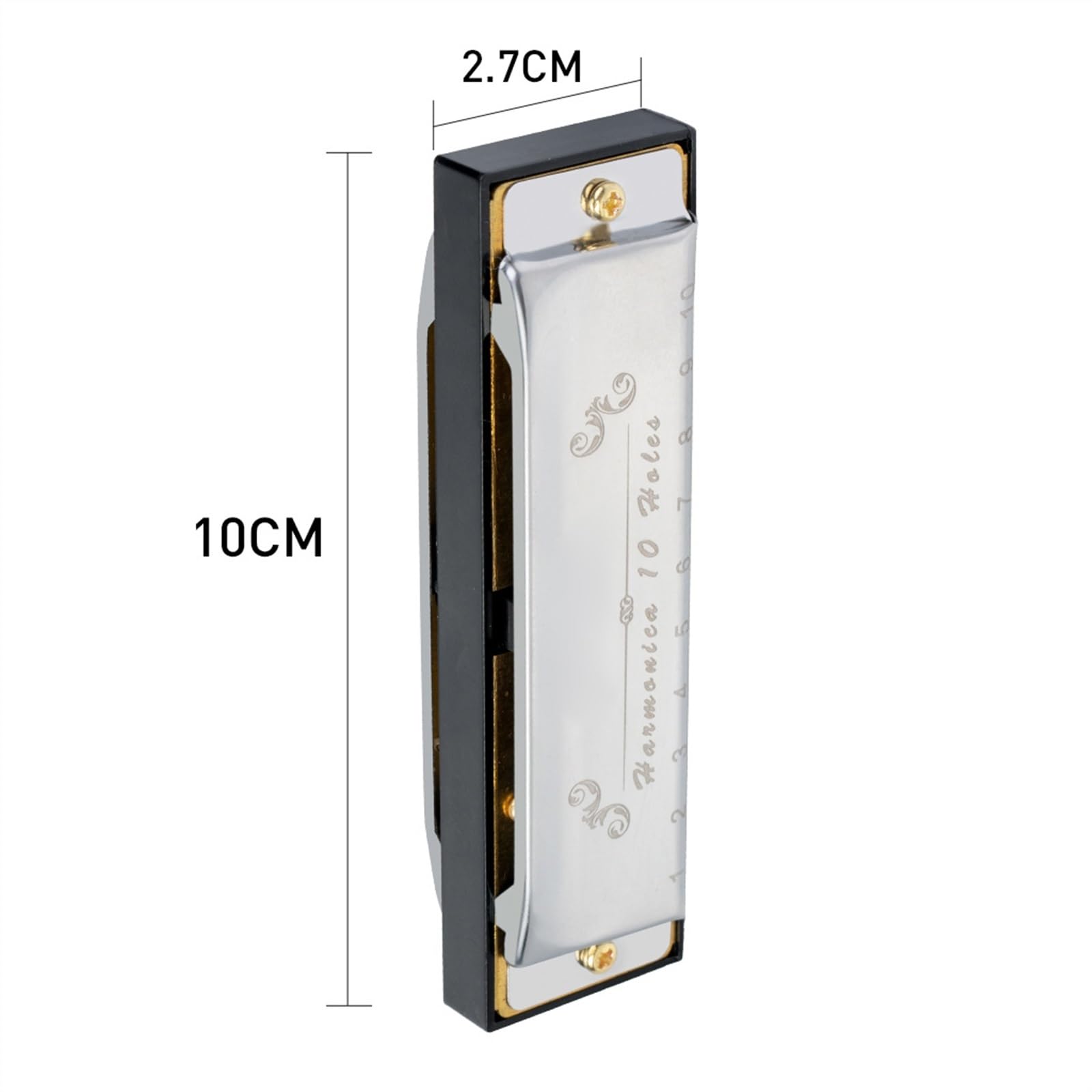 Armonica per Studenti Set Di Strumenti Musicali Diatonici Standard Per Principianti 7 Pezzi Armonica 10 Fori Chiave C Jazz Musica Folk