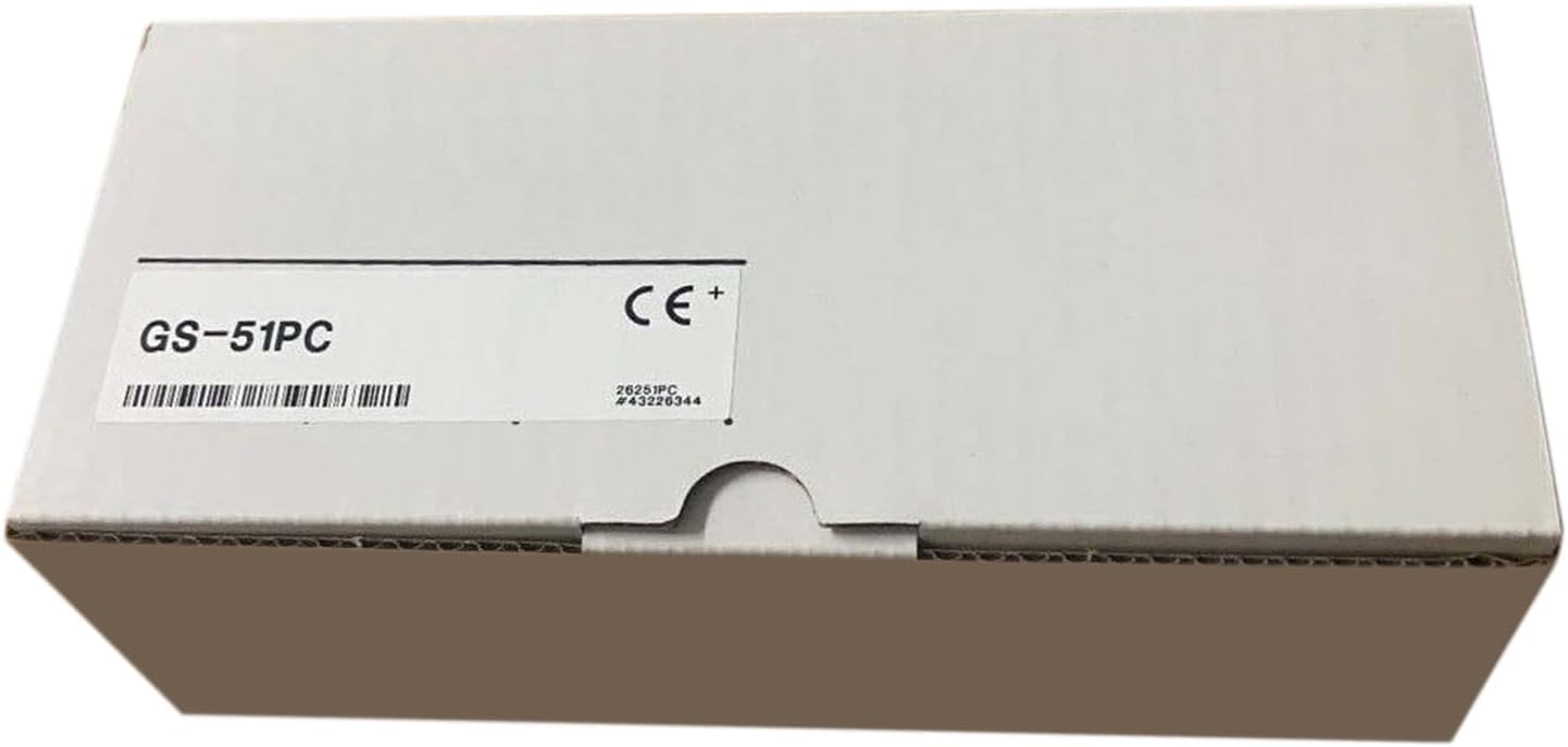 Image of the BXNXLX GS-51PC product box, showing the model number and CE mark.