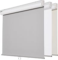 Vista 14 de Persilux Persianas enrollables sin cordón, 100 % opacas, con aislamiento térmico, persianas de ahorro de energía para ventanas y oficina